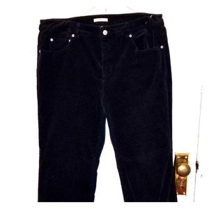 Pants -black corduroy